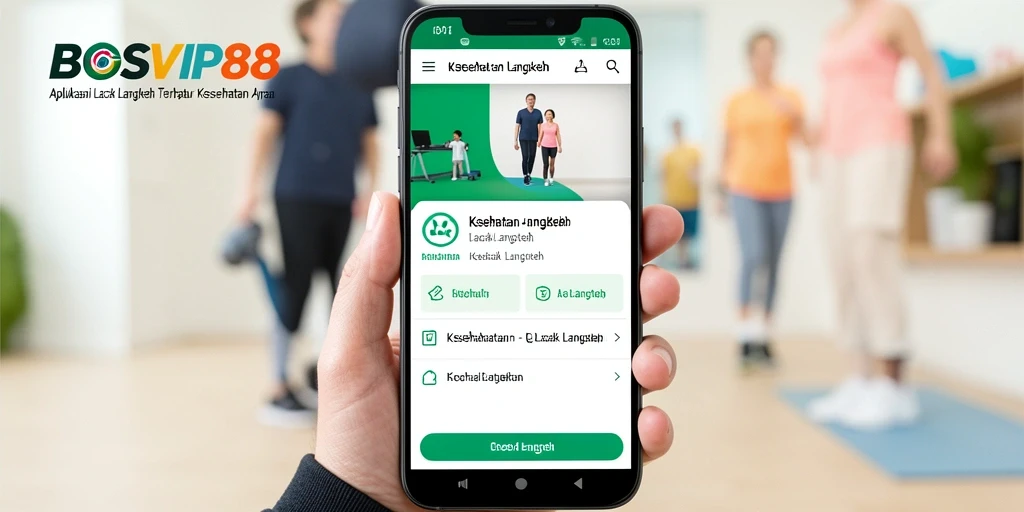 Tampilan antarmuka pengguna utama BOSVIP88 dengan fitur lacak langkah yang informatif.