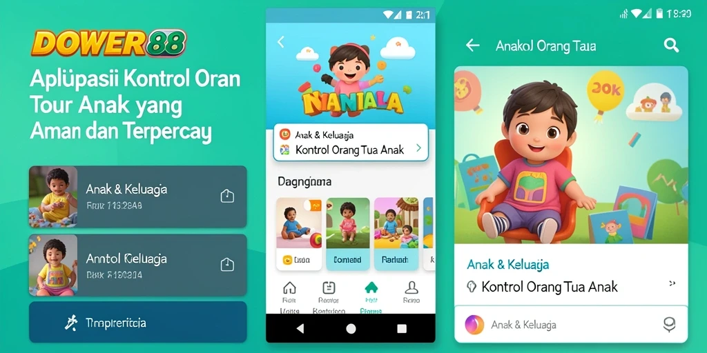 Antarmuka DOWER88 yang intuitif untuk kontrol orang tua yang efektif.