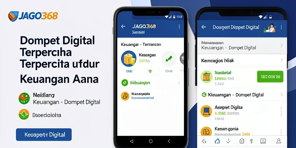 Tampilan antarmuka utama aplikasi JAGO368 yang mudah digunakan.