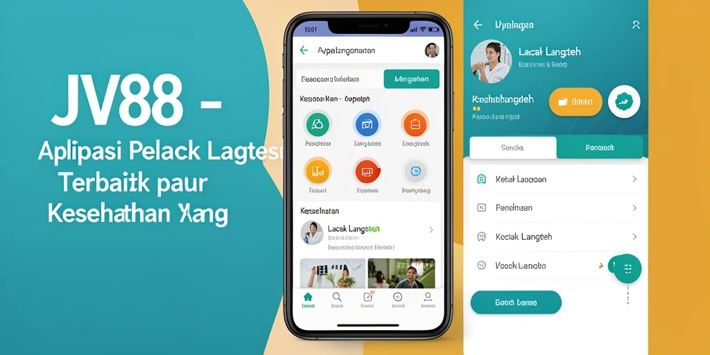 Antarmuka pengguna JV88 yang menarik dengan fungsi Lacak Langkah.