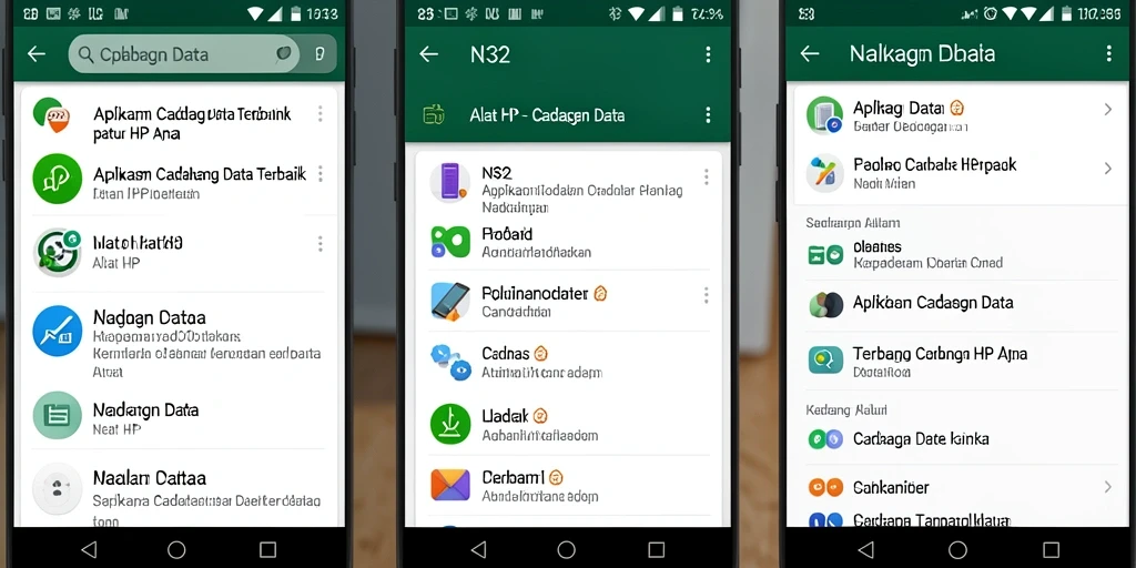 Tampilan antarmuka N32 yang sederhana dan fungsional.