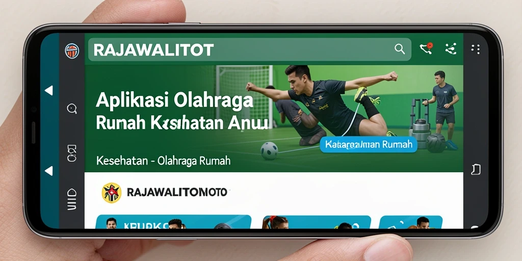 Tampilan antarmuka aplikasi RAJAWALITOTO yang menarik dan fungsional.